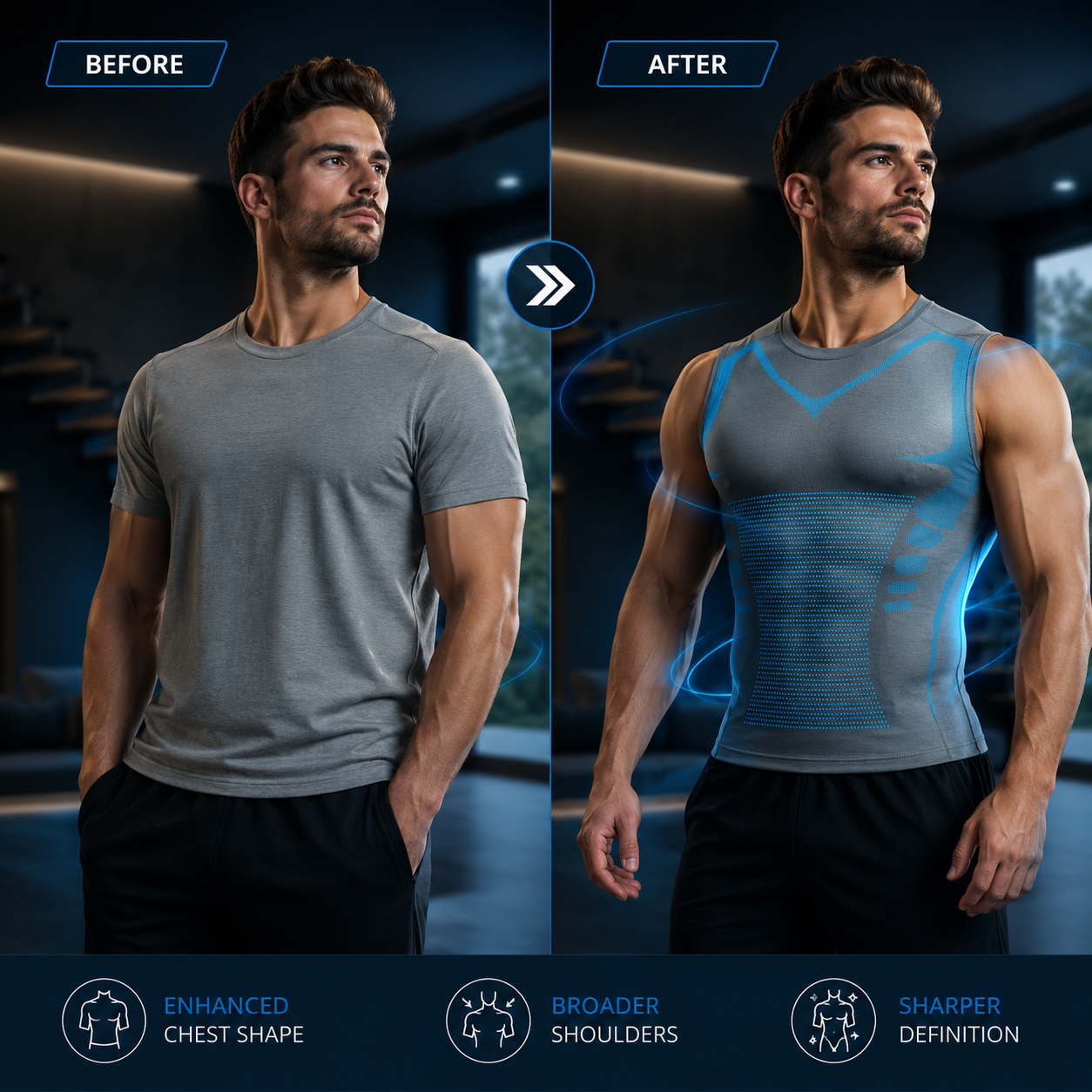 V-Sculpt | Men's Compression Vest